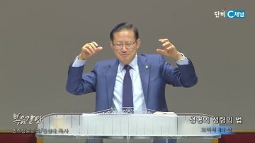 김성국 목사 생명의 성령의 법