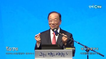 김남수 원로목사 네가 미쳤구나