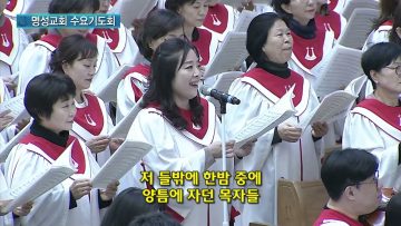 구원의 뿔을 일으키셨다