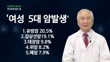 건강하게 삽시다 한국인에 많은 암 Health0813